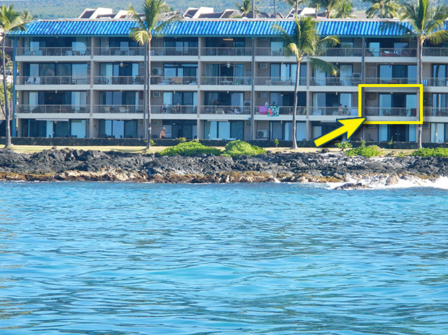 Ocean View of Kona Reef Condo