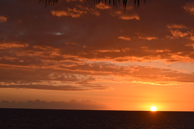 Sunset from the Lanai